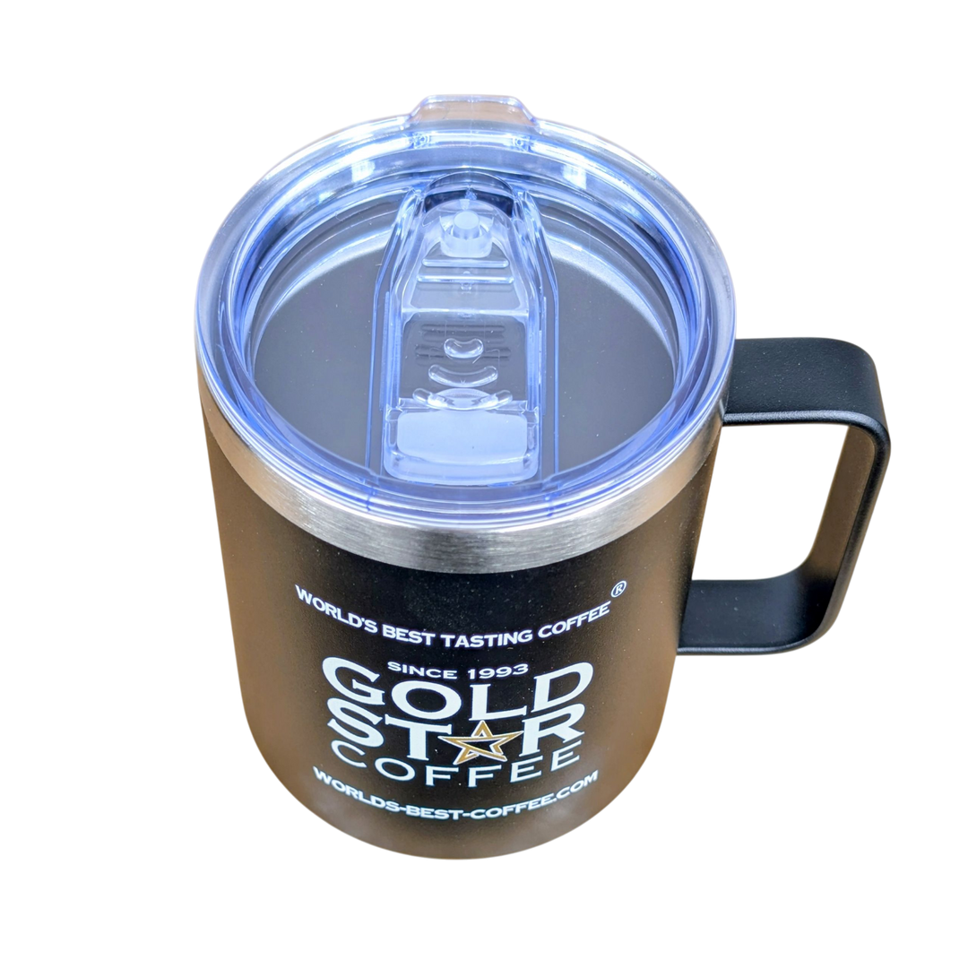 Gold Star Coffee 12oz. Stainless Steel Mug