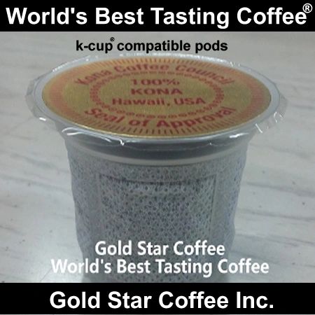 Hawaiian Kona "1Cups"- 40 K-Cup compatible pods